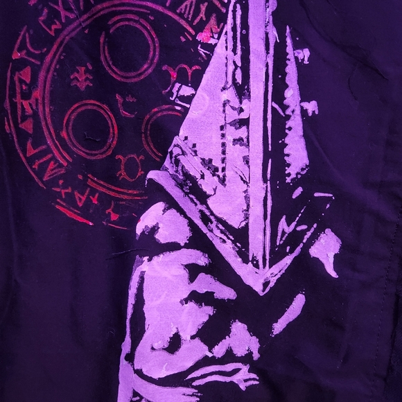 Black and red denim vest with silent hill backpatch - Picture 3 of 5